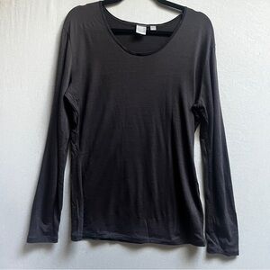 Ice breaker 100% Merino Wool Long Sleeve Top Thermal Base layer Sz Slimy Fit WXL